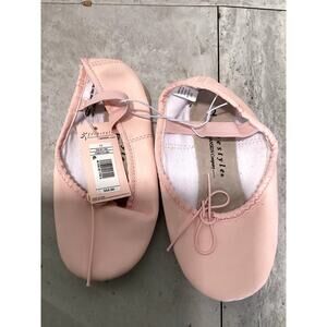 Freestyle Danskin Girls Ballet Dance Flat Shoes Pink Size 12